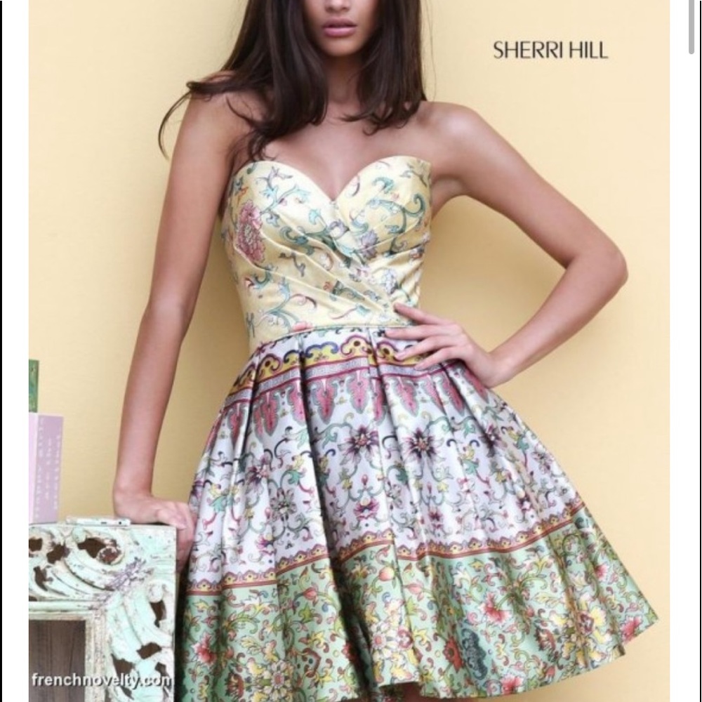 Sherri Hill short homecoming dress style #50796